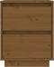 vidaXL - Nachtkastjes - 2 - st - 40x35x50 - cm - massief - grenenhout - honingbruin