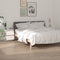 vidaXL - Nachtkastjes - 2 - st - 40x35x50 - cm - massief - grenenhout - wit