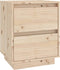 vidaXL - Nachtkastjes - 2 - st - 40x35x50 - cm - massief - grenenhout