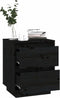 vidaXL - Nachtkastjes - 2 - st - 40x35x50 - cm - massief - grenenhout - zwart