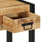 vidaXL - Nachtkastjes - 2 - st - 40x35x50 - cm - massief - ruw - hout - mango
