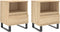 vidaXL - Nachtkastjes - 2 - st - 40x35x50 - cm - sonoma - eikenkleurig