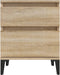 vidaXL - Nachtkastjes - 2 - st - 40x35x50 - cm - sonoma - eikenkleurig