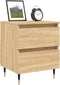 vidaXL - Nachtkastjes - 2 - st - 40x35x50 - cm - sonoma - eikenkleurig