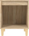 vidaXL - Nachtkastjes - 2 - st - 40x35x50 - cm - sonoma - eikenkleurig