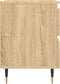 vidaXL - Nachtkastjes - 2 - st - 40x35x50 - cm - sonoma - eikenkleurig