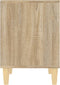 vidaXL - Nachtkastjes - 2 - st - 40x35x50 - cm - sonoma - eikenkleurig