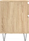 vidaXL - Nachtkastjes - 2 - st - 40x35x50 - cm - sonoma - eikenkleurig