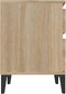 vidaXL - Nachtkastjes - 2 - st - 40x35x50 - cm - sonoma - eikenkleurig