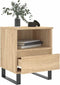 vidaXL - Nachtkastjes - 2 - st - 40x35x50 - cm - sonoma - eikenkleurig