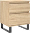 vidaXL - Nachtkastjes - 2 - st - 40x35x50 - cm - sonoma - eikenkleurig