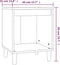 vidaXL - Nachtkastjes - 2 - st - 40x35x50 - cm - sonoma - eikenkleurig