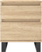 vidaXL - Nachtkastjes - 2 - st - 40x35x50 - cm - sonoma - eikenkleurig