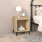 vidaXL - Nachtkastjes - 2 - st - 40x35x50 - cm - sonoma - eikenkleurig