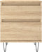 vidaXL - Nachtkastjes - 2 - st - 40x35x50 - cm - sonoma - eikenkleurig