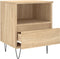 vidaXL - Nachtkastjes - 2 - st - 40x35x50 - cm - sonoma - eikenkleurig
