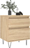 vidaXL - Nachtkastjes - 2 - st - 40x35x50 - cm - sonoma - eikenkleurig