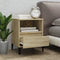 vidaXL - Nachtkastjes - 2 - st - 40x35x50 - cm - sonoma - eikenkleurig