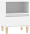 vidaXL - Nachtkastjes - 2 - st - 40x35x50 - cm - wit