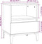 vidaXL - Nachtkastjes - 2 - st - 40x35x50 - cm - wit