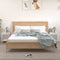 vidaXL - Nachtkastjes - 2 - st - 40x35x50 - cm - wit