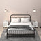 vidaXL - Nachtkastjes - 2 - st - 40x35x50 - cm - wit