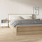 vidaXL - Nachtkastjes - 2 - st - 40x35x50 - cm - wit
