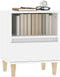 vidaXL - Nachtkastjes - 2 - st - 40x35x50 - cm - wit