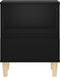 vidaXL - Nachtkastjes - 2 - st - 40x35x50 - cm - zwart