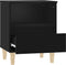 vidaXL - Nachtkastjes - 2 - st - 40x35x50 - cm - zwart