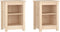 vidaXL - Nachtkastjes - 2 - st - 40x35x55 - cm - massief - grenenhout
