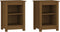 vidaXL - Nachtkastjes - 2 - st - 40x35x55 - cm - massief - grenenhout - honingbruin