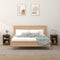 vidaXL - Nachtkastjes - 2 - st - 40x35x55 - cm - massief - grenenhout - honingbruin