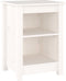 vidaXL - Nachtkastjes - 2 - st - 40x35x55 - cm - massief - grenenhout - wit