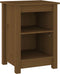 vidaXL - Nachtkastjes - 2 - st - 40x35x55 - cm - massief - grenenhout - honingbruin