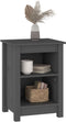 vidaXL - Nachtkastjes - 2 - st - 40x35x55 - cm - massief - grenenhout - grijs