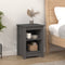 vidaXL - Nachtkastjes - 2 - st - 40x35x55 - cm - massief - grenenhout - grijs