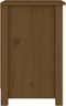 vidaXL - Nachtkastjes - 2 - st - 40x35x55 - cm - massief - grenenhout - honingbruin