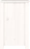 vidaXL - Nachtkastjes - 2 - st - 40x35x55 - cm - massief - grenenhout - wit