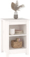 vidaXL - Nachtkastjes - 2 - st - 40x35x55 - cm - massief - grenenhout - wit