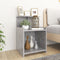 vidaXL - Nachtkastjes - 2 - st - 40x35x60 - cm - bewerkt - hout - betongrijs