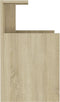 vidaXL - Nachtkastjes - 2 - st - 40x35x60 - cm - bewerkt - hout - sonoma - eikenkleurig