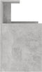 vidaXL - Nachtkastjes - 2 - st - 40x35x60 - cm - bewerkt - hout - betongrijs