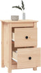 vidaXL - Nachtkastjes - 2 - st - 40x35x61,5 - cm - massief - grenenhout