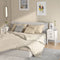 vidaXL - Nachtkastjes - 2 - st - 40x35x61,5 - cm - massief - grenenhout - wit