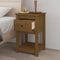 vidaXL - Nachtkastjes - 2 - st - 40x35x61,5 - cm - massief - grenenhout - honingbruin