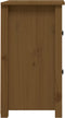 vidaXL - Nachtkastjes - 2 - st - 40x35x61,5 - cm - massief - grenenhout - honingbruin