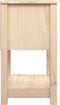 vidaXL - Nachtkastjes - 2 - st - 40x35x61,5 - cm - massief - grenenhout