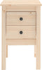 vidaXL - Nachtkastjes - 2 - st - 40x35x61,5 - cm - massief - grenenhout
