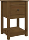 vidaXL - Nachtkastjes - 2 - st - 40x35x61,5 - cm - massief - grenenhout - honingbruin